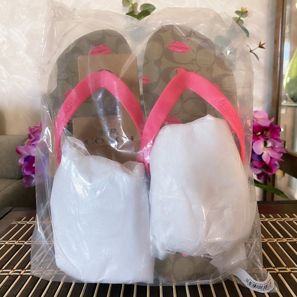 Coach zak lips  flip flop - Picture 4 of 8